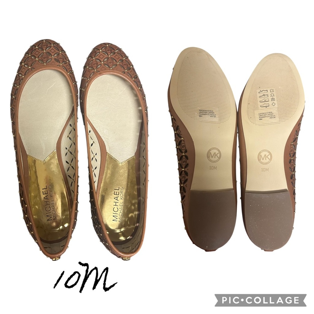 Michael Kors Brown Ballet Flats